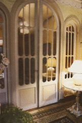 hall d'entrée du chateau de Marmont chambres d'hotes du chateau de Marmont en Dombes, acces direct au golf de Bresse (Ain)